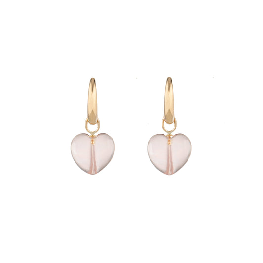 Hearts and Roses Earring Charms