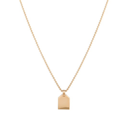 Tag Gold Necklace