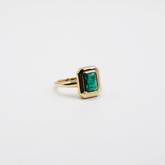 Emerald Engagement Ring