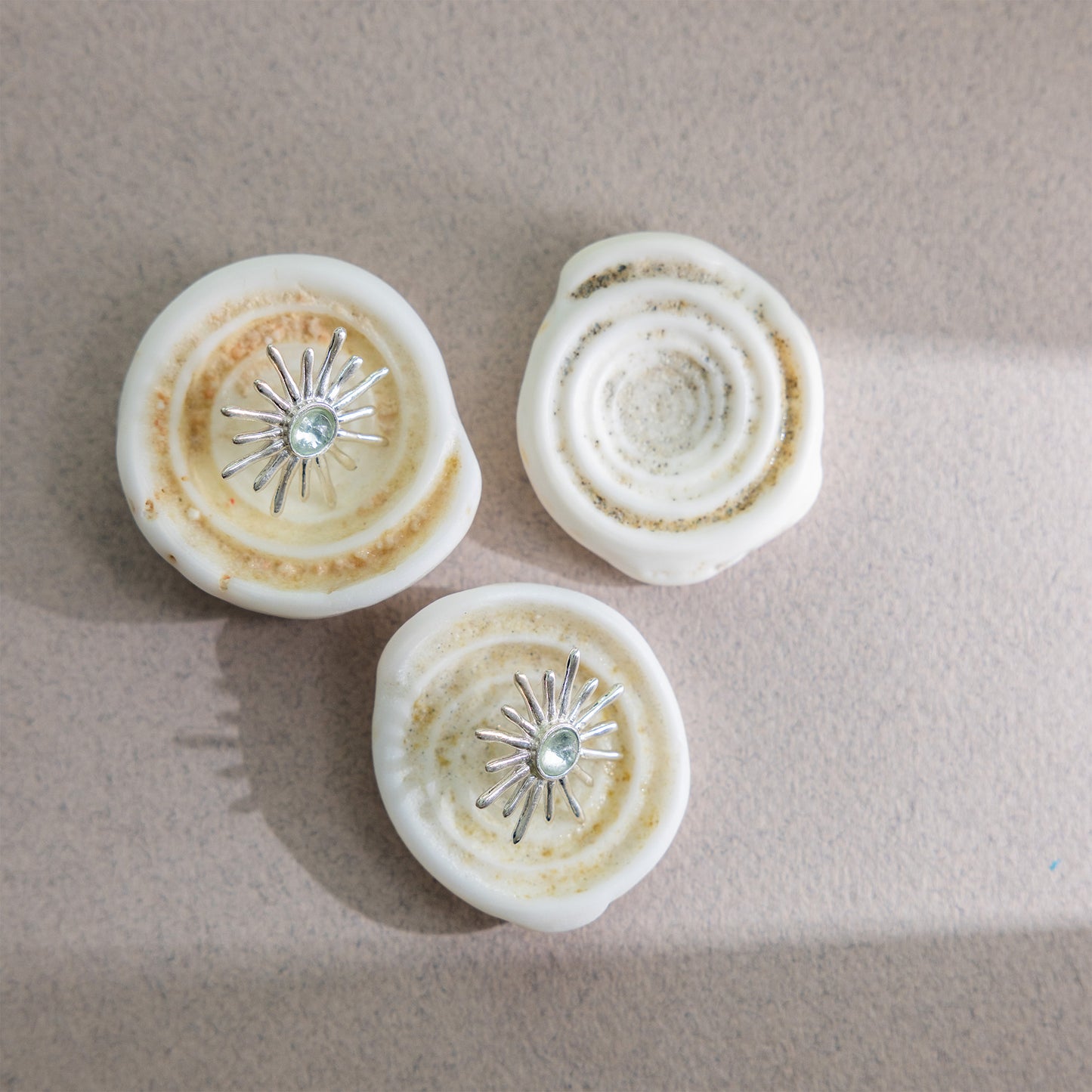 Arka Aquamarine Stud Earrings