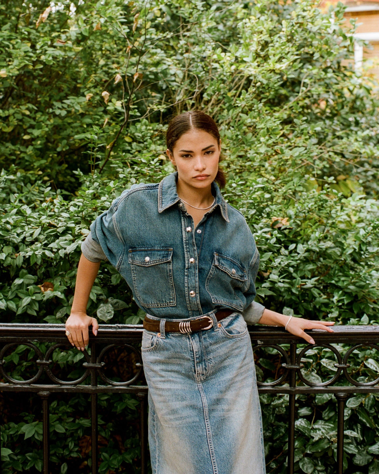 &Lottie Box Chain Necklace and Bracelet
