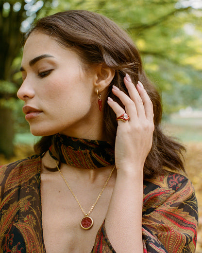 Red Hot Chillis Earring Charms