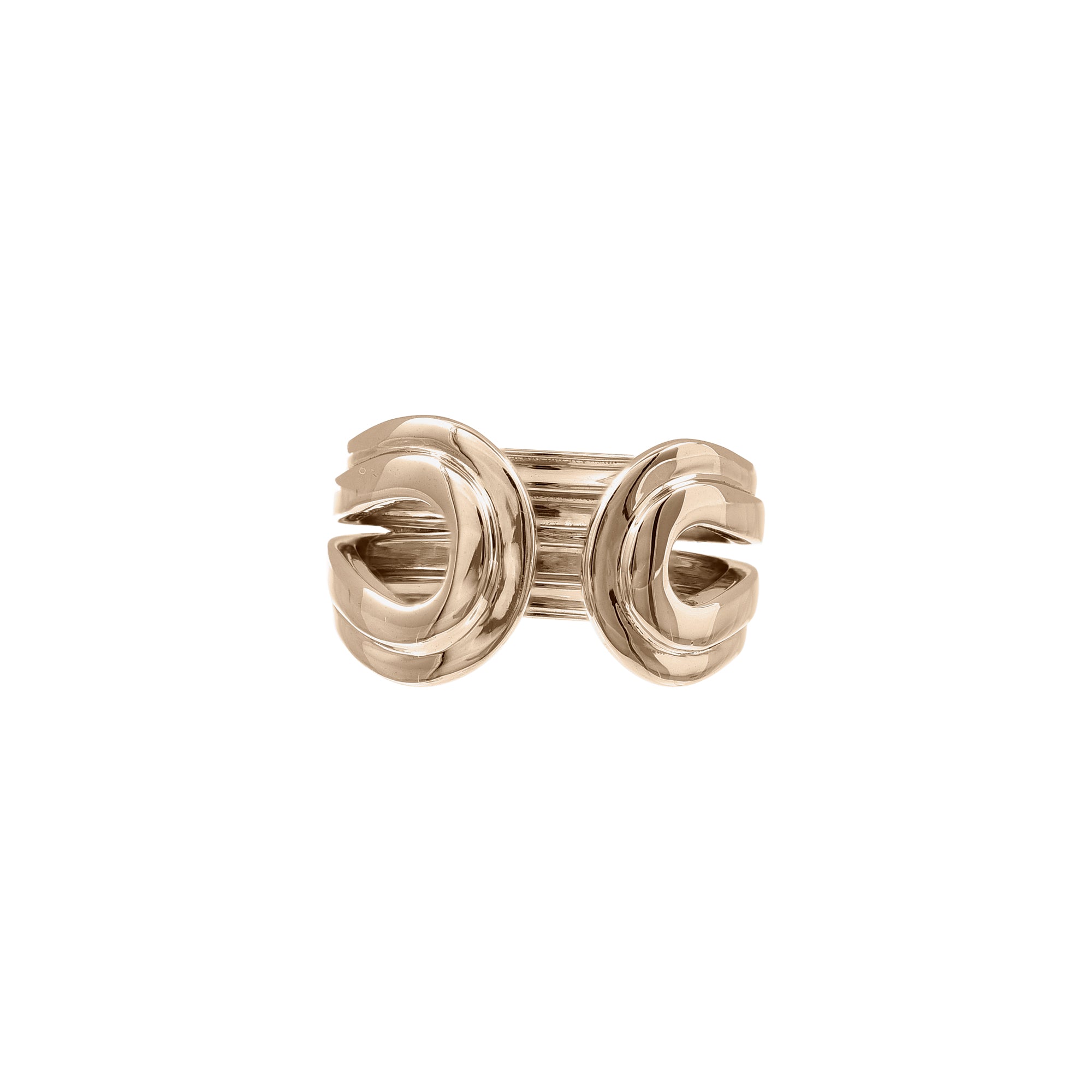 Parallel Rings Parallel Gold Ring – AndLottie
