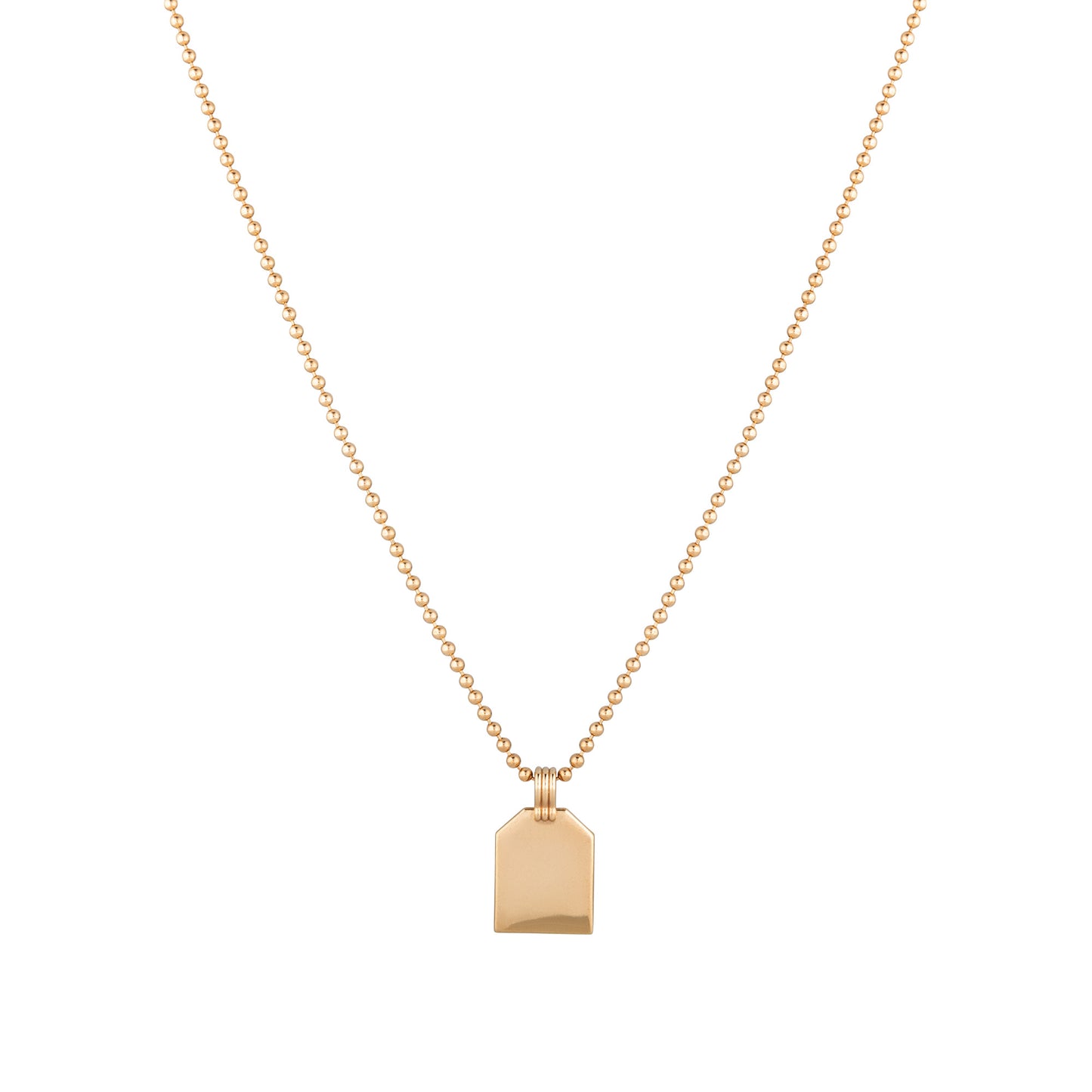Tag Gold Necklace